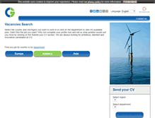 Tablet Screenshot of jobs.cgglobal.com